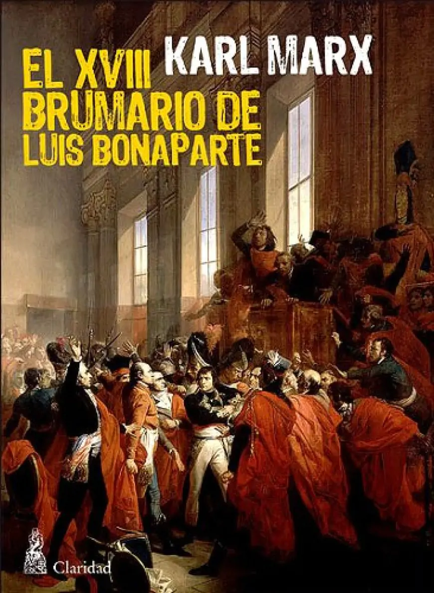 Livro El 18 Brumario de Luis Bonaparte em espanhol