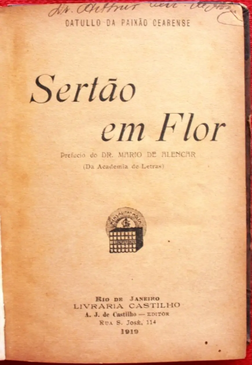 Livro Sertão Em Flor